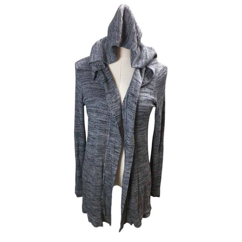 Three Dots ... Cowl Cardigan Women's Size Small Gray Heather